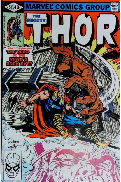 Couverture de THOR (1962) #293 - par Keith Pollard - lecubeacomics.com