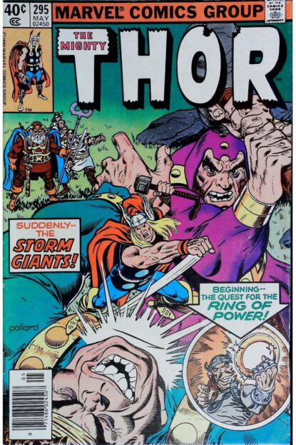 Couverture de THOR (1962) #295 - par Keith Pollard - lecubeacomics.com
