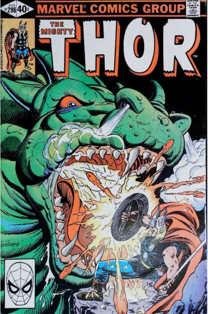 Couverture de THOR (1962) #298 - par Keith Pollard - lecubeacomics.com