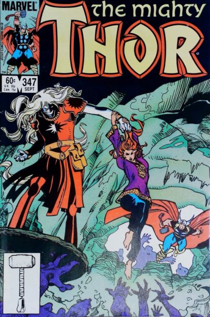 THOR (1962) #347 - Marvel - lecubeacomics.com Couverture de THOR (1962) #347 - par Walter Simonson - lecubeacomics.com