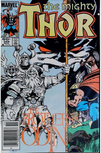 Couverture de THOR (1962) #349 - par Walter Simonson - lecubeacomics.com