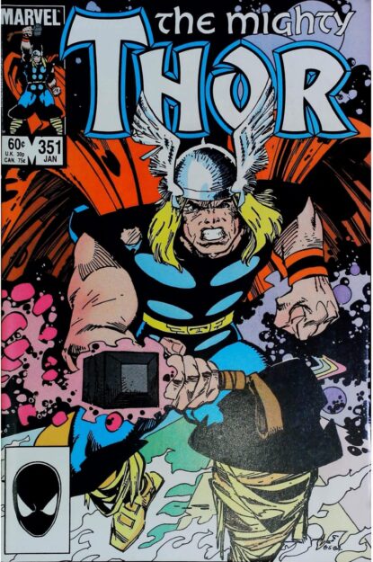 Couverture de THOR (1962) #351 - par Walter Simonson - lecubeacomics.com