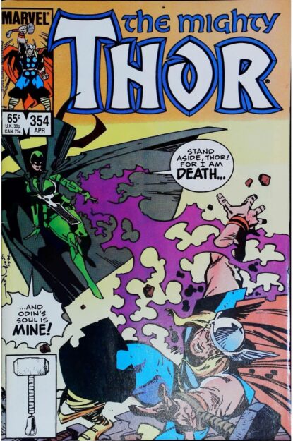 Couverture de THOR (1962) #354 - par Walter Simonson - lecubeacomics.com