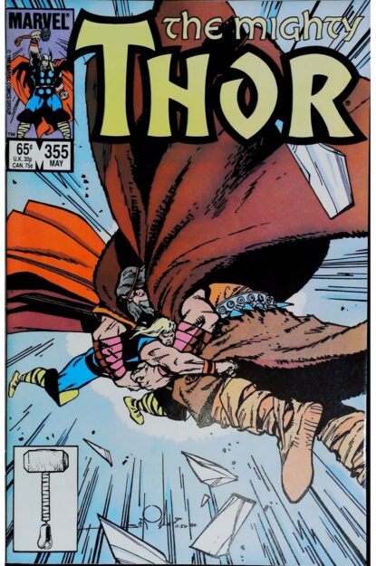 THOR (1962) #355 - Marvel - lecubeacomics.com Couverture de THOR (1962) #355 - par Walter Simonson - lecubeacomics.com