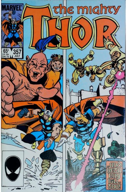 THOR (1962) #357 - Marvel - lecubeacomics.com Couverture de THOR (1962) #357 - par John Workman - lecubeacomics.com