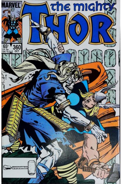 Couverture de THOR (1962) #360 - par Walter Simonson - lecubeacomics.com