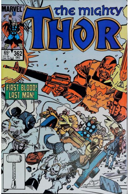 Couverture de THOR (1962) #362 - par Walter Simonson - lecubeacomics.com