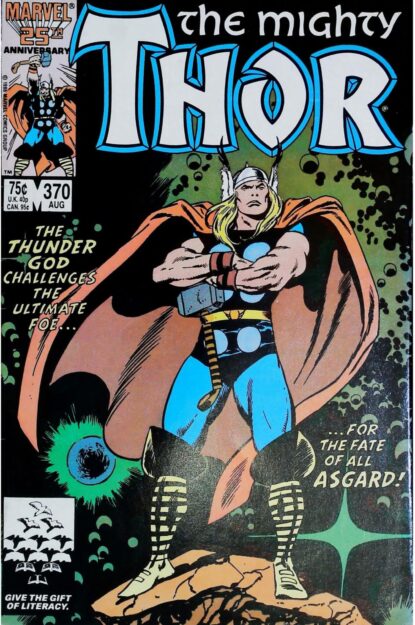 THOR (1962) #370 - Marvel - lecubeacomics.com Couverture de THOR (1962) #370 - par John Buscema - lecubeacomics.com