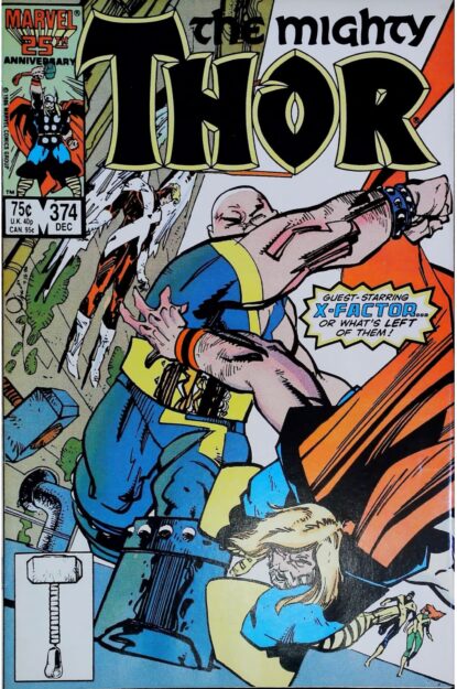 Couverture de THOR (1962) #374 - par Walter Simonson - lecubeacomics.com
