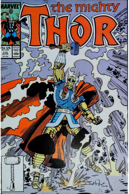 Couverture de THOR (1962) #378 - par Walter Simonson - lecubeacomics.com