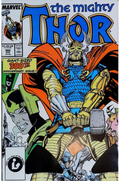 Couverture de THOR (1962) #382 - par Walter Simonson - lecubeacomics.com