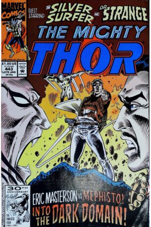 Couverture de MIGHTY THOR (1989) #443 - par Ron Frenz - lecubeacomics.com
