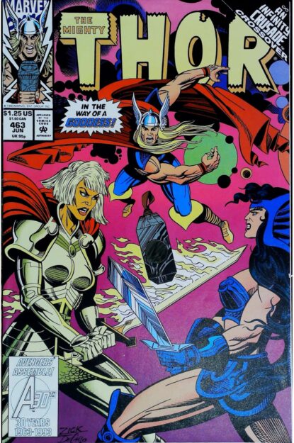 Couverture de MIGHTY THOR (1989) #463 - par Bruce Zick - lecubeacomics.com
