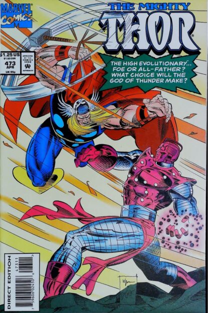 Couverture de MIGHTY THOR (1989) #473 - par M.C. Wyman - lecubeacomics.com