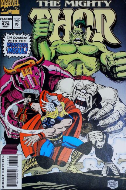 Couverture de MIGHTY THOR (1989) #474 - par Sandu Florea - lecubeacomics.com