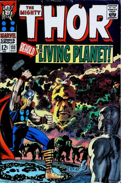 Couverture de THOR (1962) #133 - par Jack Kirby - lecubeacomics.com