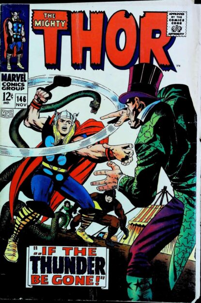 Couverture de THOR (1962) #146 - par Jack Kirby - lecubeacomics.com