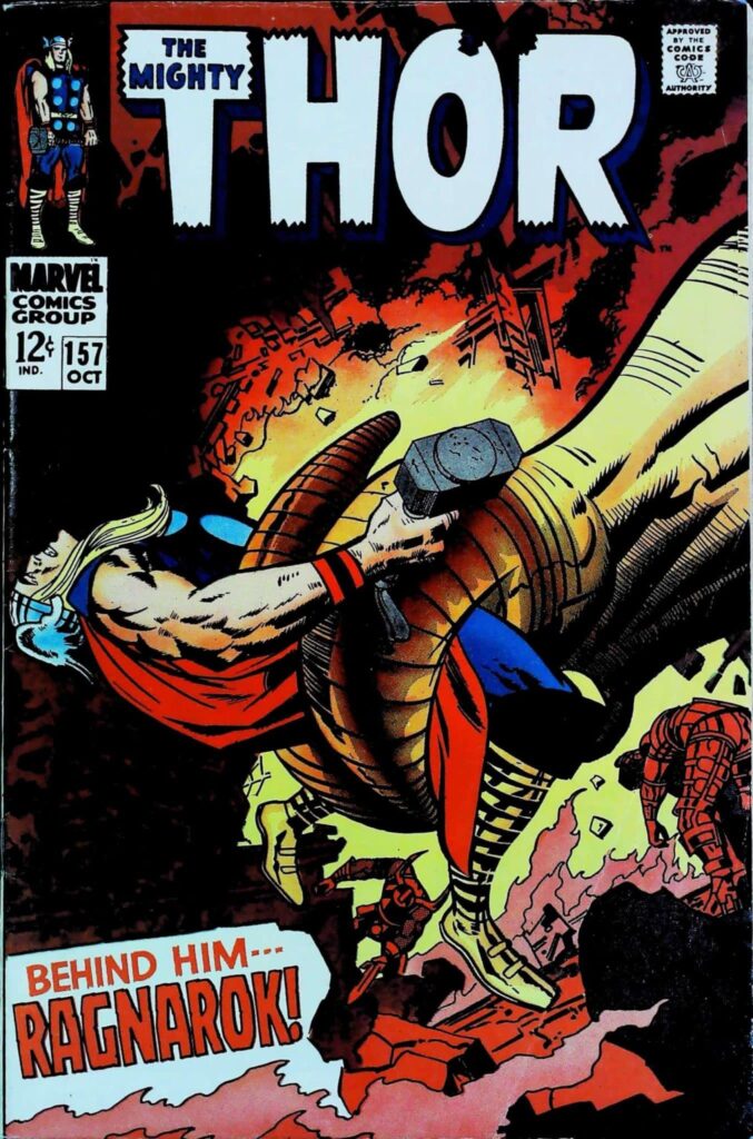 Thor #157 - Vg 4.0 : Long Center Crease, exemplaire FN 6.0, recto