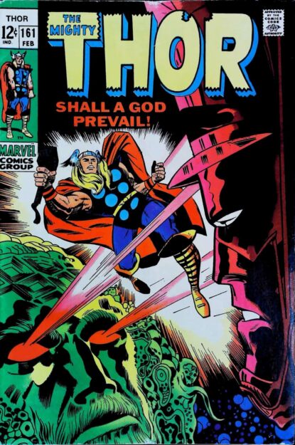 Couverture de THOR (1962) #161 - par Jack Kirby - lecubeacomics.com