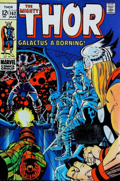 Couverture de THOR (1962) #162 - par Jack Kirby - lecubeacomics.com