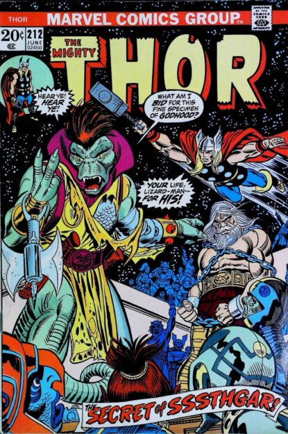 Couverture de THOR (1962) #212 - par Stan Goldberg - lecubeacomics.com