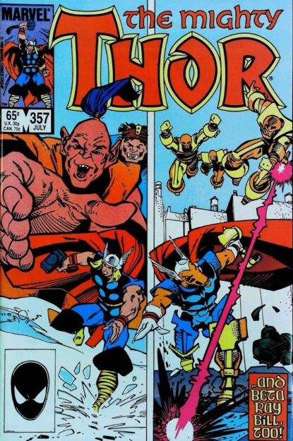 Couverture de THOR (1962) #357 - par John Workman - lecubeacomics.com
