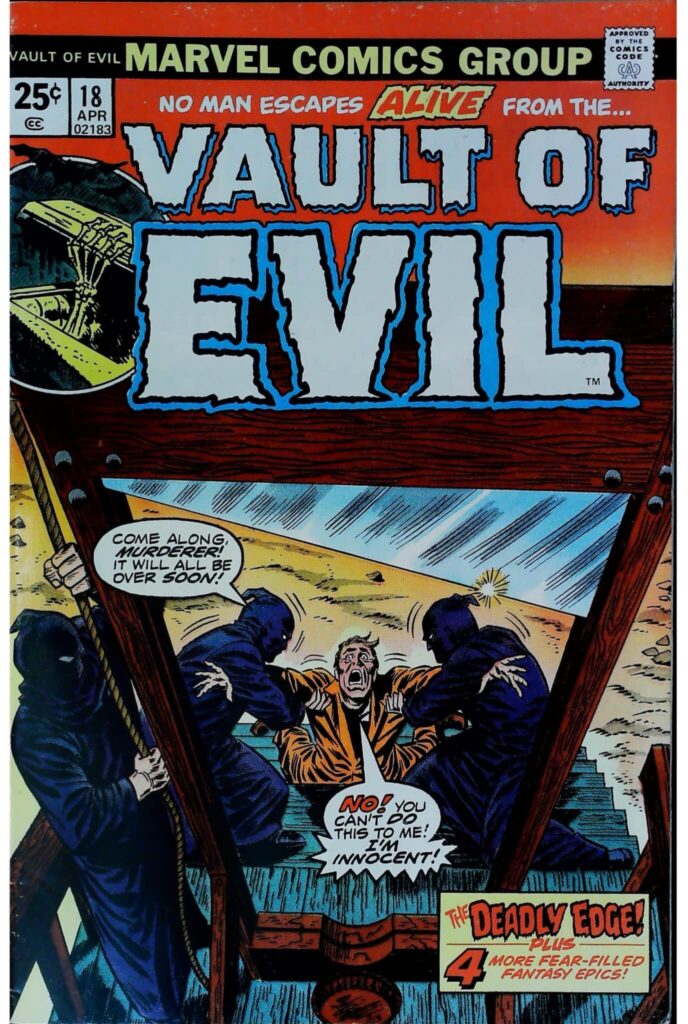 Vault Of Evil #18, vue de l'exemplaire