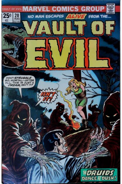 Couverture de VAULT OF EVIL (1973) #20 - par Ron Wilson - lecubeacomics.com