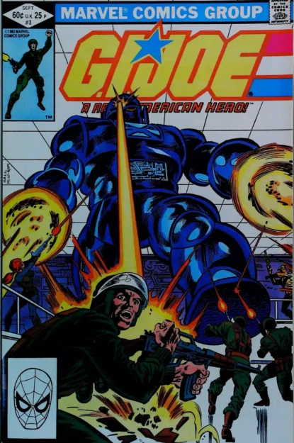G.I. JOE: A REAL AMERICAN HERO (1982) #3 - Marvel - lecubeacomics.com Couverture de G.I. JOE: A REAL AMERICAN HERO (1982) #3 - par Al Milgrom - lecubeacomics.com