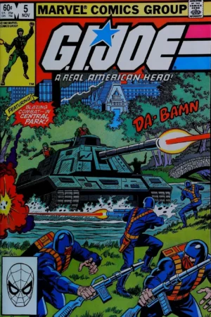 Couverture de G.I. JOE: A REAL AMERICAN HERO (1982) #5 - par Don Perlin - lecubeacomics.com