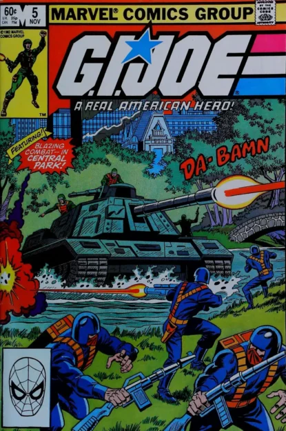 G.I. JOE: A REAL AMERICAN HERO (1982) #5 - Marvel - lecubeacomics.com Couverture de G.I. JOE: A REAL AMERICAN HERO (1982) #5 - par Don Perlin - lecubeacomics.com