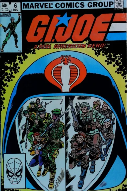 G.I. JOE: A REAL AMERICAN HERO (1982) #6 - Marvel - lecubeacomics.com Couverture de G.I. JOE: A REAL AMERICAN HERO (1982) #6 - par Jack Abel - lecubeacomics.com