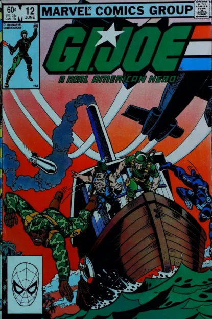 G.I. JOE: A REAL AMERICAN HERO (1982) #12 - Marvel - lecubeacomics.com Couverture de G.I. JOE: A REAL AMERICAN HERO (1982) #12 - par Jack Abel - lecubeacomics.com