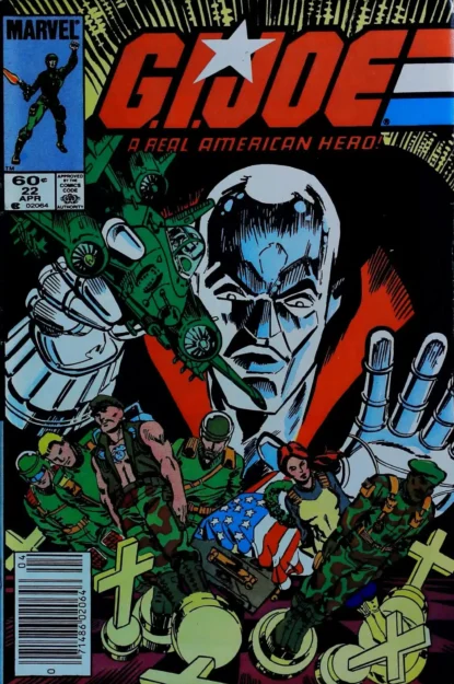 G.I. JOE: A REAL AMERICAN HERO (1982) #22 - Marvel - lecubeacomics.com Couverture de G.I. JOE: A REAL AMERICAN HERO (1982) #22 - par Klaus Janson - lecubeacomics.com