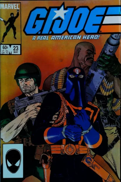 G.I. JOE: A REAL AMERICAN HERO (1982) #23 - Marvel - lecubeacomics.com Couverture de G.I. JOE: A REAL AMERICAN HERO (1982) #23 - par Michael Golden - lecubeacomics.com