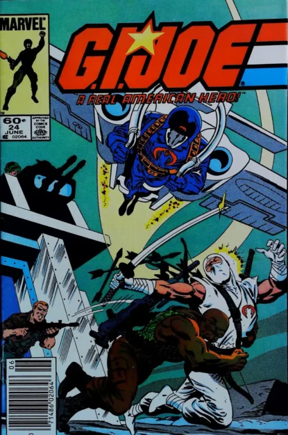 G.I. JOE: A REAL AMERICAN HERO (1982) #24 - Marvel - lecubeacomics.com Couverture de G.I. JOE: A REAL AMERICAN HERO (1982) #24 - par Mike Zeck - lecubeacomics.com