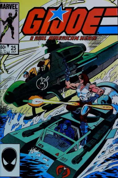 G.I. JOE: A REAL AMERICAN HERO (1982) #25 - Marvel - lecubeacomics.com Couverture de G.I. JOE: A REAL AMERICAN HERO (1982) #25 - par John Beatty - lecubeacomics.com
