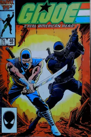 Couverture de G.I. JOE: A REAL AMERICAN HERO (1982) #46 - par John Beatty - lecubeacomics.com