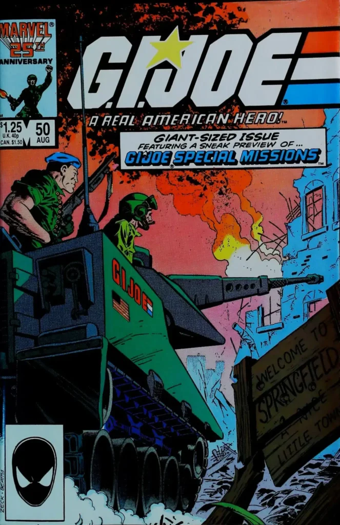 G.i. Joe: A Real American Hero #50, vue de l'exemplaire