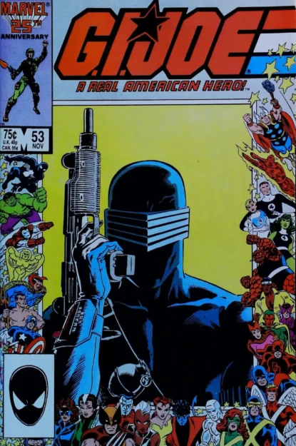 G.I. JOE: A REAL AMERICAN HERO (1982) #53 - Marvel - lecubeacomics.com Couverture de G.I. JOE: A REAL AMERICAN HERO (1982) #53 - par Joe Rubinstein - lecubeacomics.com