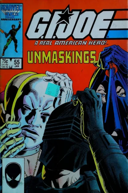 G.I. JOE: A REAL AMERICAN HERO (1982) #55 - Marvel - lecubeacomics.com Couverture de G.I. JOE: A REAL AMERICAN HERO (1982) #55 - par Mike Zeck - lecubeacomics.com