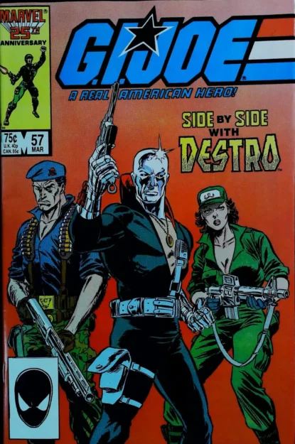 G.I. JOE: A REAL AMERICAN HERO (1982) #57 - Marvel - lecubeacomics.com Couverture de G.I. JOE: A REAL AMERICAN HERO (1982) #57 - par Kim DeMulder - lecubeacomics.com