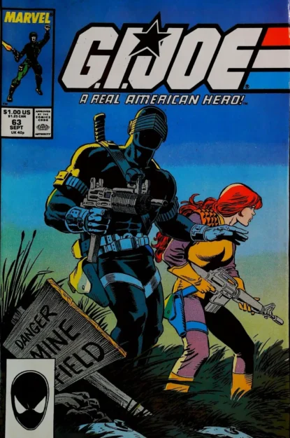 G.I. JOE: A REAL AMERICAN HERO (1982) #63 - Marvel - lecubeacomics.com Couverture de G.I. JOE: A REAL AMERICAN HERO (1982) #63 - par Bob McLeod - lecubeacomics.com