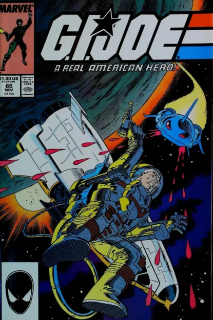 G.I. JOE: A REAL AMERICAN HERO (1982) #65 - Marvel - lecubeacomics.com Couverture de G.I. JOE: A REAL AMERICAN HERO (1982) #65 - par Bob McLeod - lecubeacomics.com