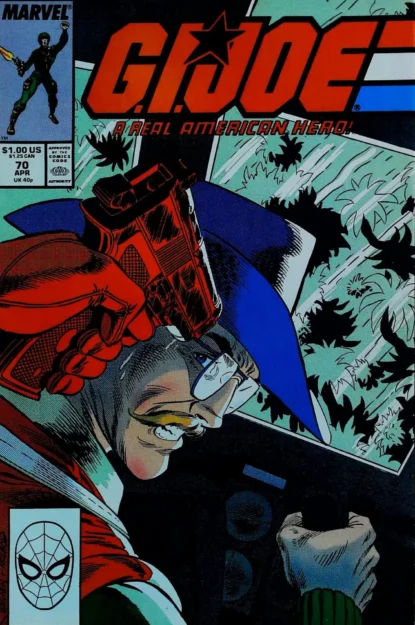 G.I. JOE: A REAL AMERICAN HERO (1982) #70 - Marvel - lecubeacomics.com Couverture de G.I. JOE: A REAL AMERICAN HERO (1982) #70 - par Bob McLeod - lecubeacomics.com