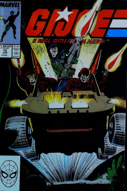 G.I. JOE: A REAL AMERICAN HERO (1982) #72 - Marvel - lecubeacomics.com Couverture de G.I. JOE: A REAL AMERICAN HERO (1982) #72 - par Bob McLeod - lecubeacomics.com