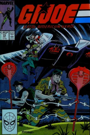 Couverture de G.I. JOE: A REAL AMERICAN HERO (1982) #73 - par Bob McLeod - lecubeacomics.com