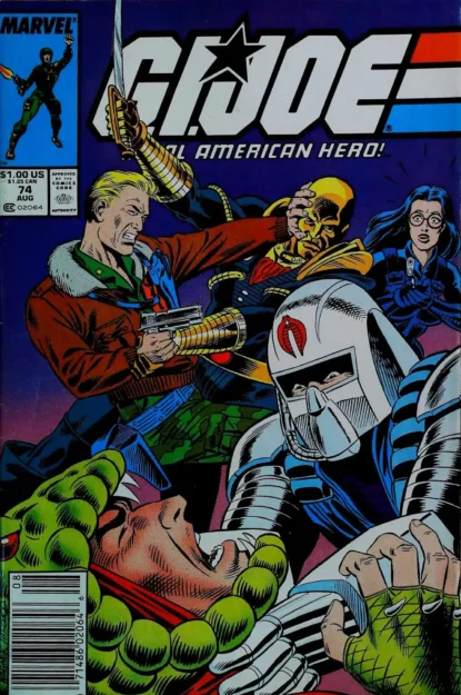 G.I. JOE: A REAL AMERICAN HERO (1982) #74 - Marvel - lecubeacomics.com Couverture de G.I. JOE: A REAL AMERICAN HERO (1982) #74 - par Bob McLeod - lecubeacomics.com