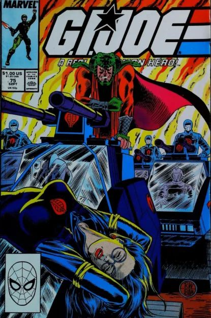 G.I. JOE: A REAL AMERICAN HERO (1982) #75 - Marvel - lecubeacomics.com Couverture de G.I. JOE: A REAL AMERICAN HERO (1982) #75 - par Bob McLeod - lecubeacomics.com
