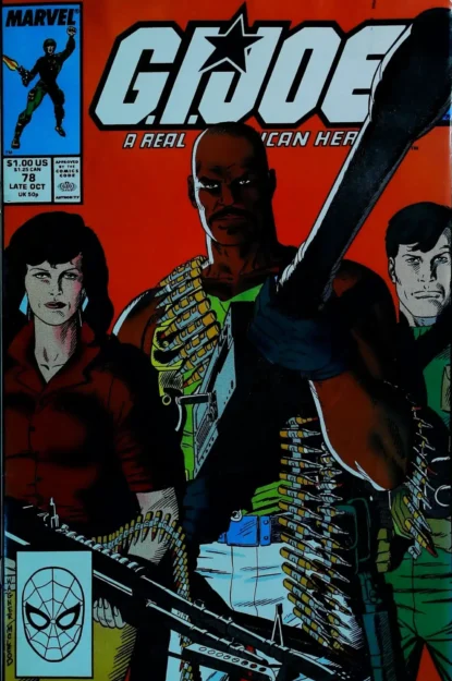G.I. JOE: A REAL AMERICAN HERO (1982) #78 - Marvel - lecubeacomics.com Couverture de G.I. JOE: A REAL AMERICAN HERO (1982) #78 - par Bob McLeod - lecubeacomics.com